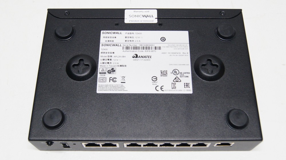 SonicWALL TZ400 Network Security Firewall APL28-0B4 w/ Power Adapter
