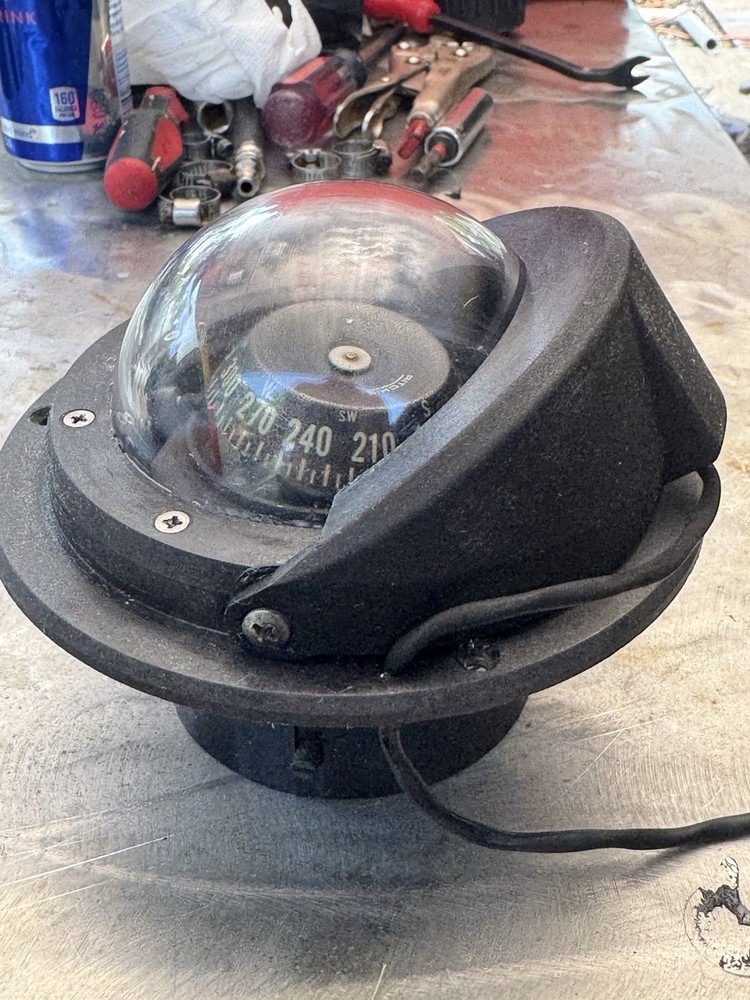 Ritchie F-83 Voyager Compass Flush Mount Black