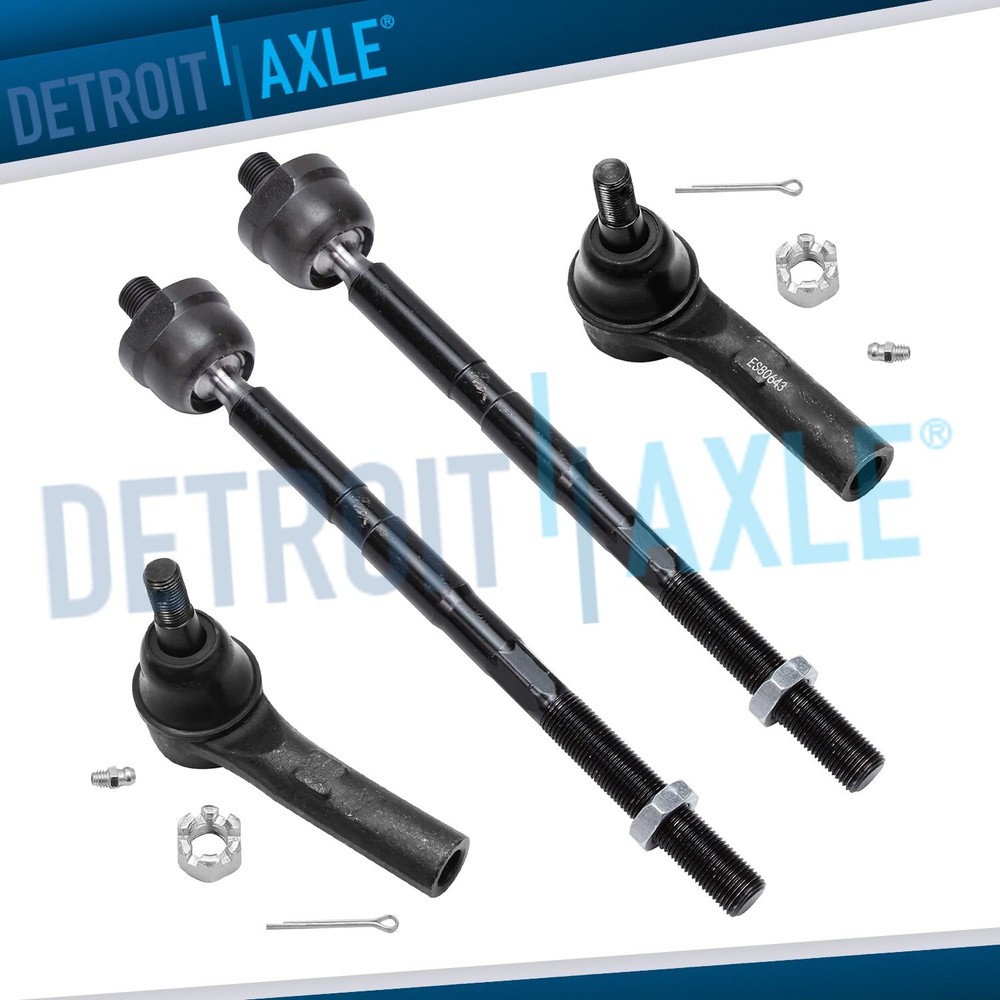 Front Inner Outer Tierod for 2005 2006 2007 2008 2009 Commander Grand Cherokee