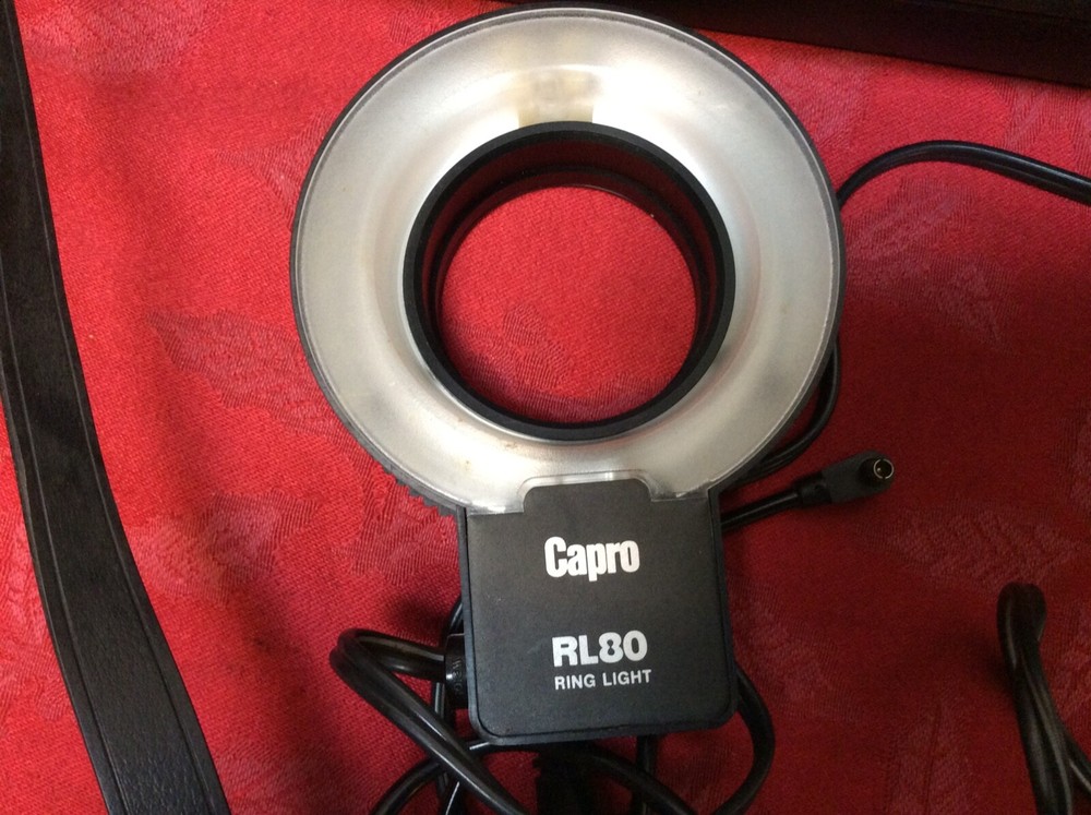 Capro RL80 Ring Light with case 120-240V - Tested