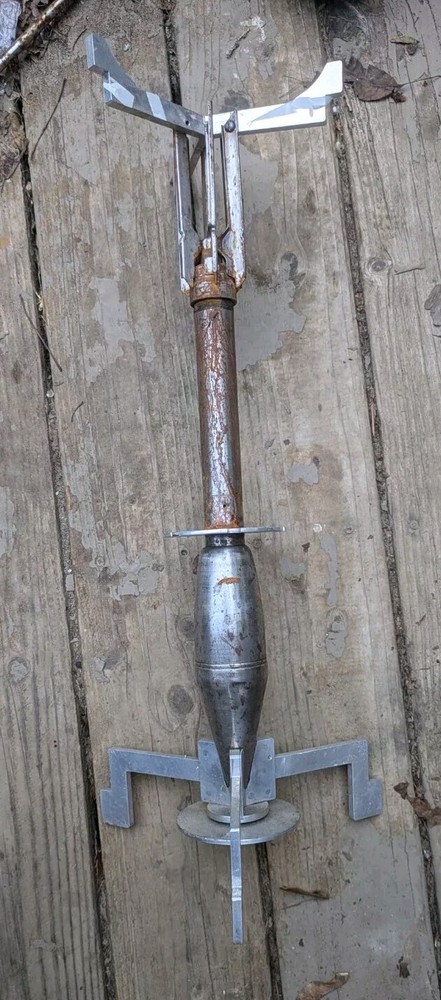 Trench Art Bazooka Shell Table Designed Ashtray Stand Holder Rack Unique!