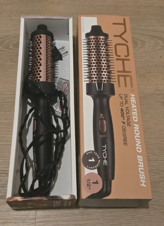 Tyche Heated Round Brush 1 1/2
