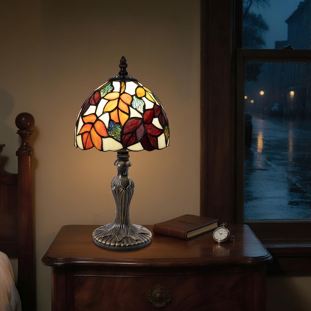 Radtiff Small Tiffany 8 inches (width & depth) x 15.7 (height), Red