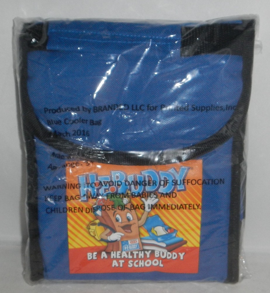 NIP H-E-B HEB Grocery Store H-E-Buddy Kids Soft Sided Lunch Box Bag