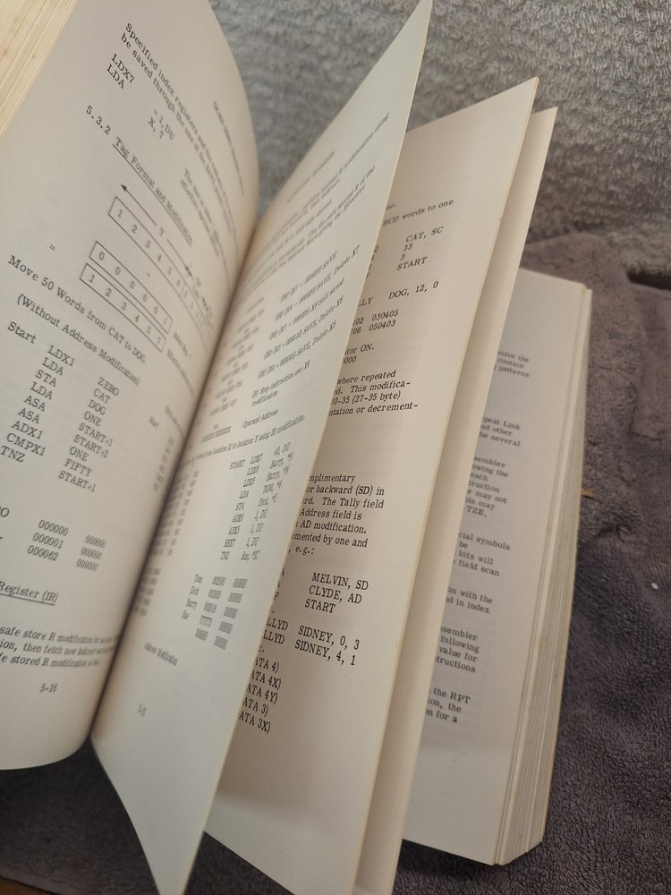 Vintage GE-600 Series GMAP Training Manual Program Language Book