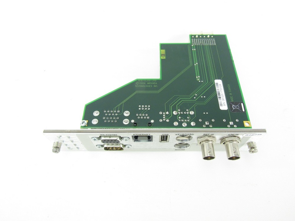 Miranda MWR-CPU Rear Module Companion Card