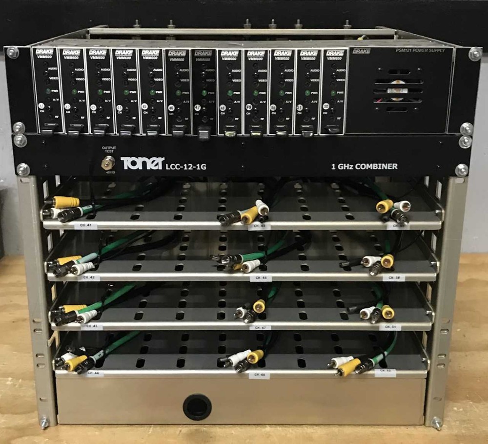 NEW Drake Mini Rack Headend System with Toner rack mount chassis