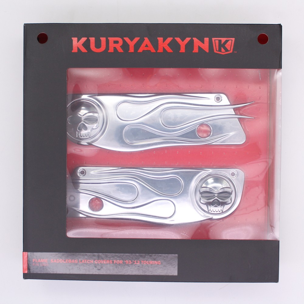 Kuryakyn Flamed Saddlebag Latches Part Number - 1595