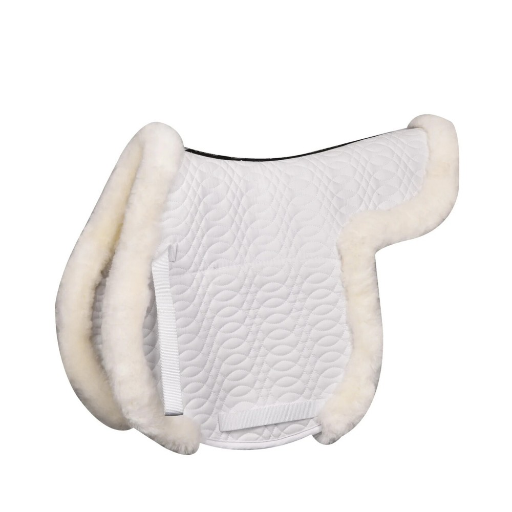 Ovation Europa Hunter Contoured Show Pad - White/White