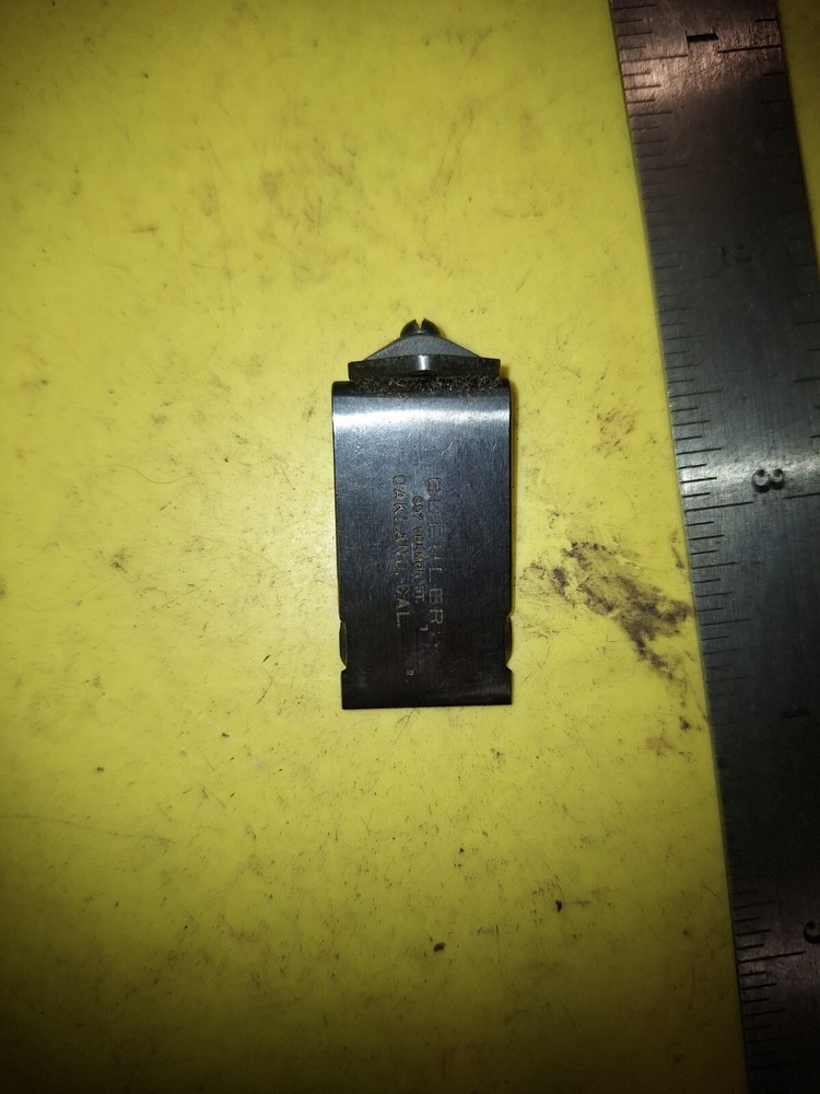 LITTLE BLUE PEEP SIGHT BUEHLER back up sight