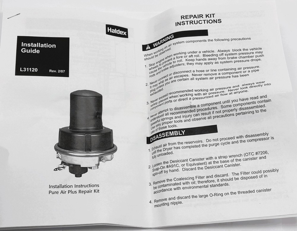 DQ6026 Kit-Air Dryer Haldex