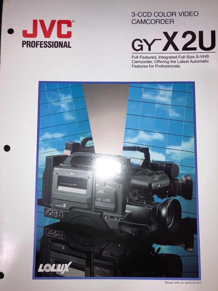 SALES SHEET JVC GY-X2U