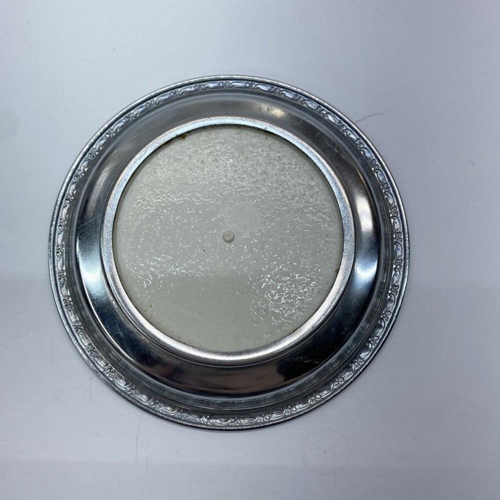 Vintage Royal Windsor Silver Trinket Dish Or Coaster