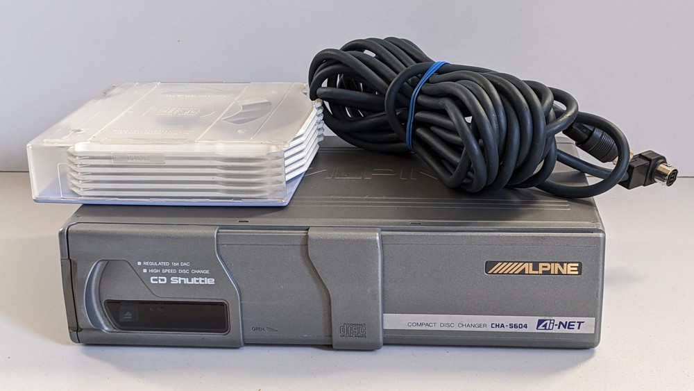 Alpine 6 Disc CD Changer CHA-S604 Ai-Net 1 Bit DAC