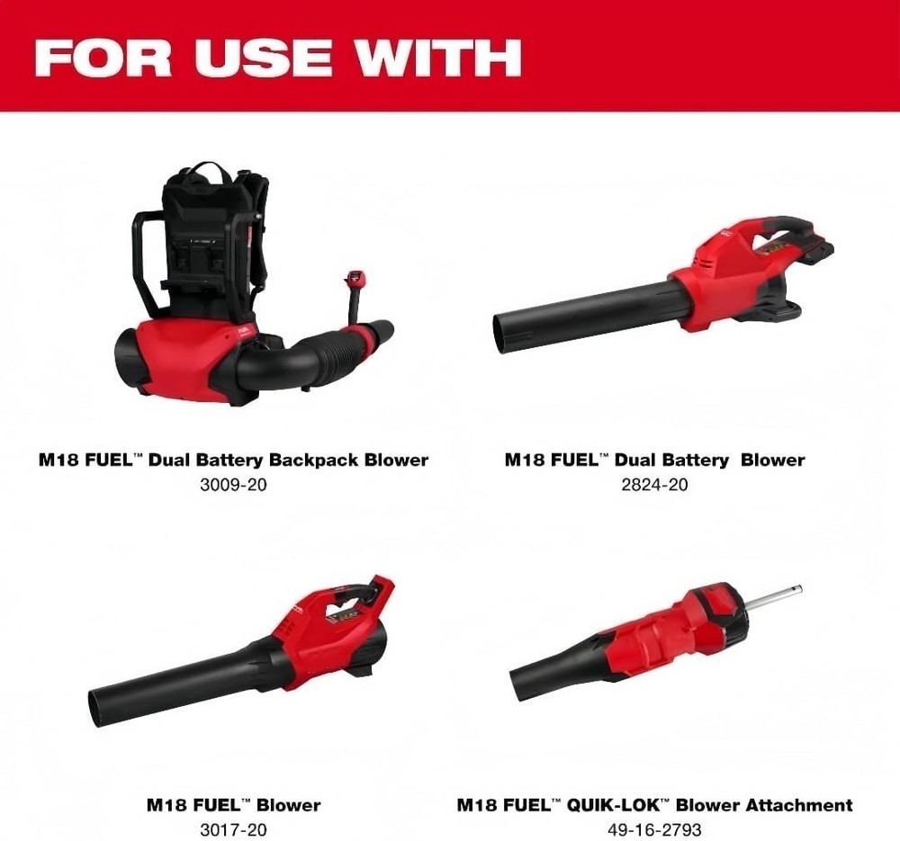 Cordless Leaf Blower for Milwaukee M18 Battery (Tool Only)