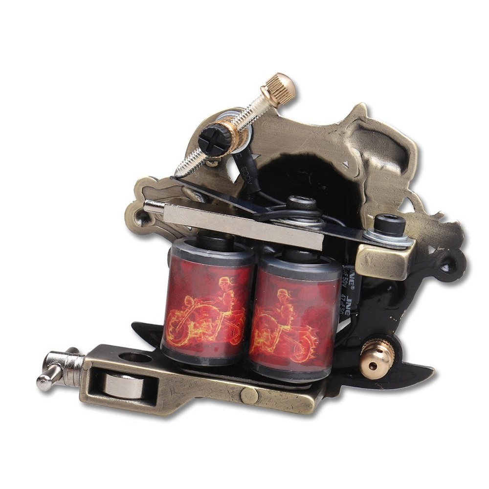 Dragonhawk Complete Tattoo Kit with Case, Beginner Traditional Coils Tattoo M...