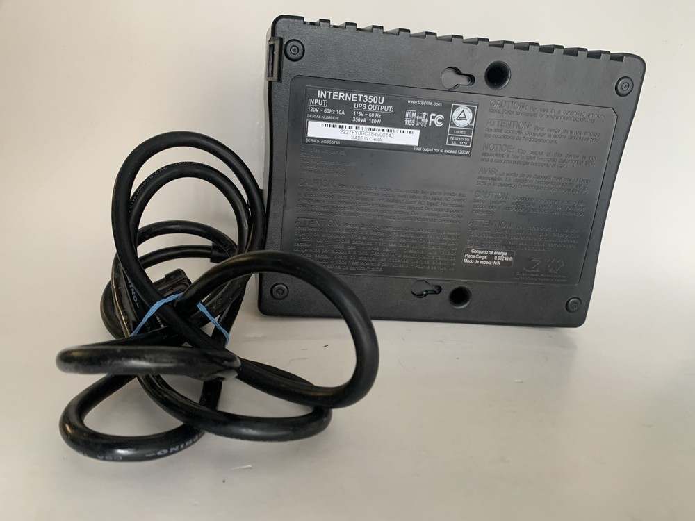 Tripp Lite INTERNET 350U BACKUP SURGE PROTECTION NO BATTERY