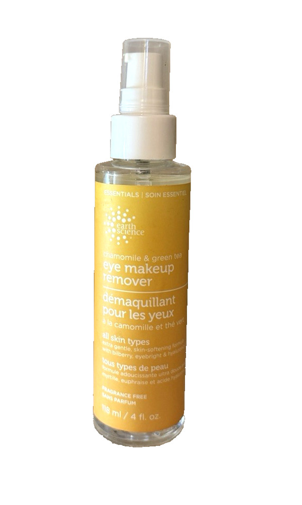 Earth Science Chamomile & Green Tea Eye Makeup Remover 4 ounces