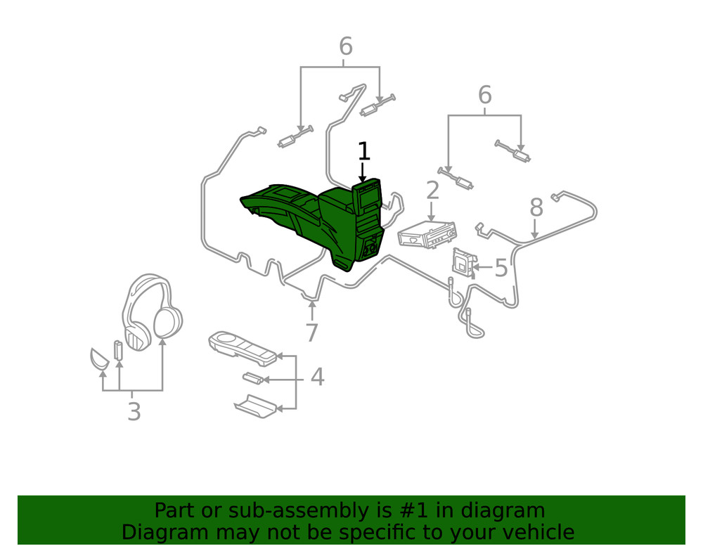 Genuine GM Display Unit 15259966