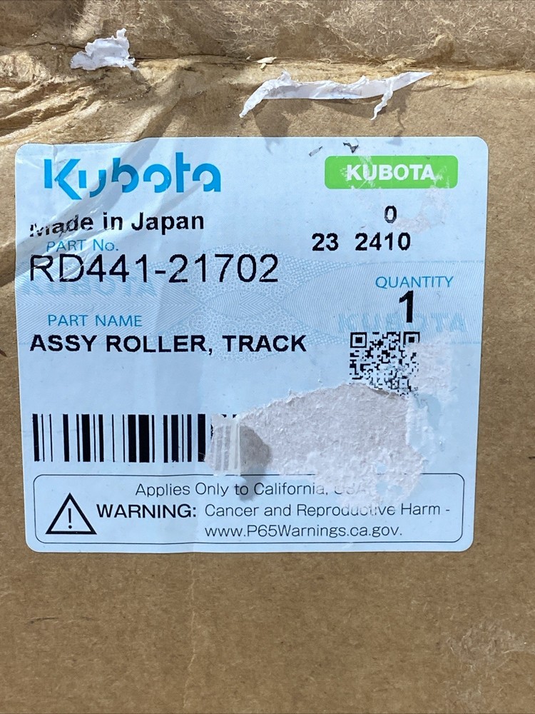 Kubot Mini Excavator RD441-21702 Bottom Roller New