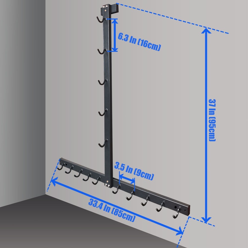 LAT Pull Down Bar Storage Rack for Mag Grip Heavy Duty A-Frame Stand Attachments