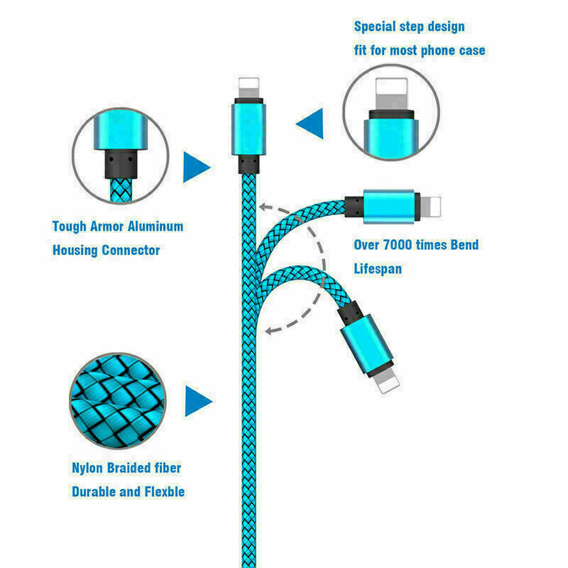 LOT 3/6/10Ft Micro USB 3.0 Fast Charger Data Sync Cable Cord LG HTC Android