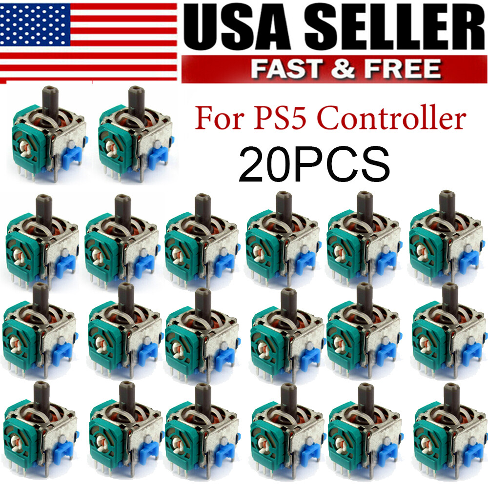 20Pcs Analog Stick Joystick Replacement For PS5 Controller US New