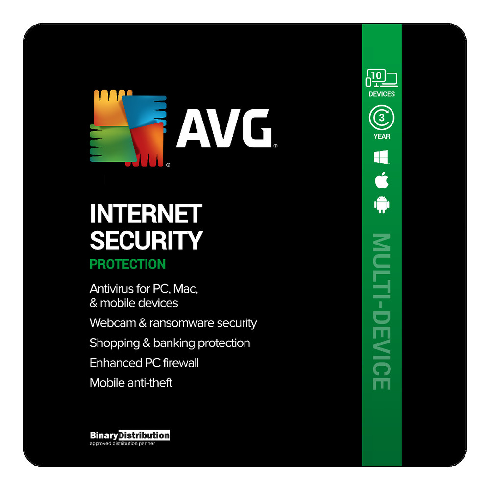 AVG Internet Security 2026 - 10 Devices - 3 Years [Download]