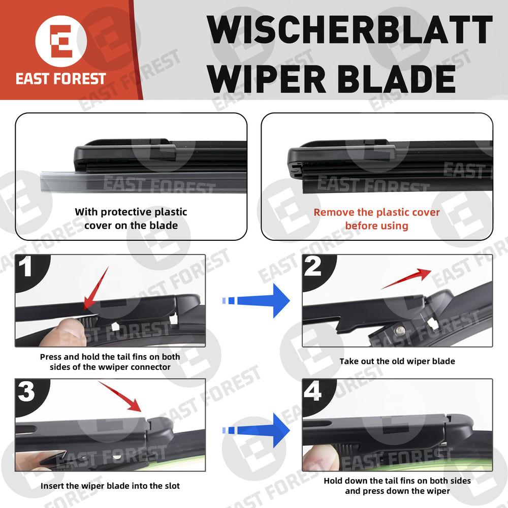 26"+22" Front Window Windshield Front Wiper Blades For 2010-2023 Ford Explorer