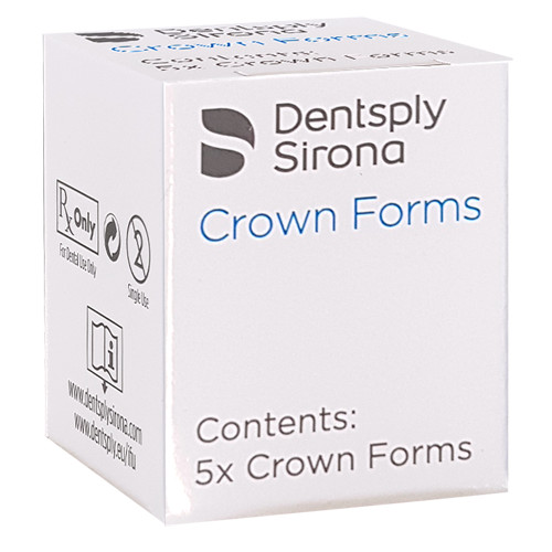 Crown Forms, Clear, Celluloid. 5/Pk. A4, Extra Large, Right Central