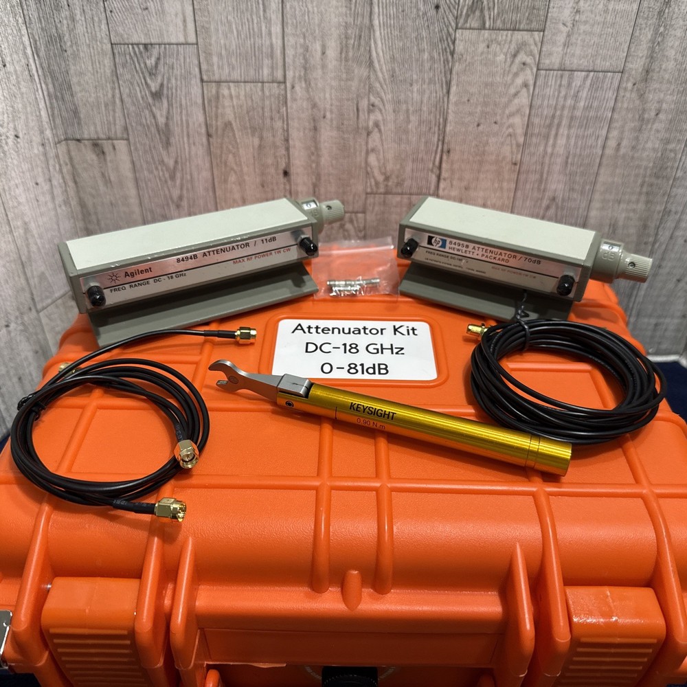 RF Attenuator  DC - 18GHz 81db