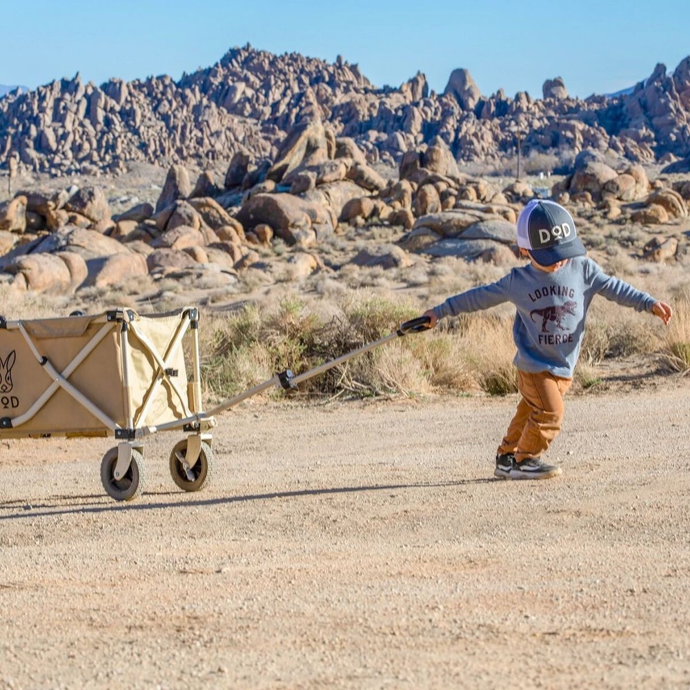 DOD Outdoors Uma Folding Wagon Tan, One Size