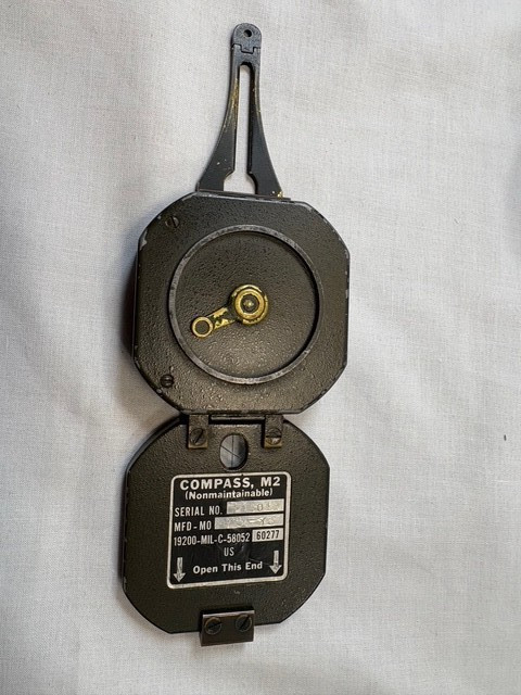 M2 Artillery Compass, used condition 1 only