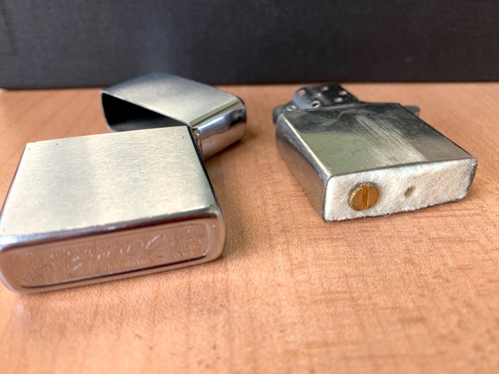 1979 Zippo Brushed Chrome Lighter