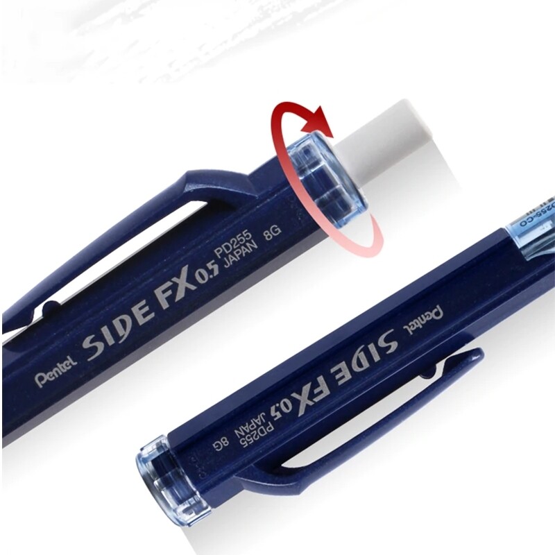 [Pentel] PD255 Mechanical Pencil Side Button Techniclick 0.5mm (Select)