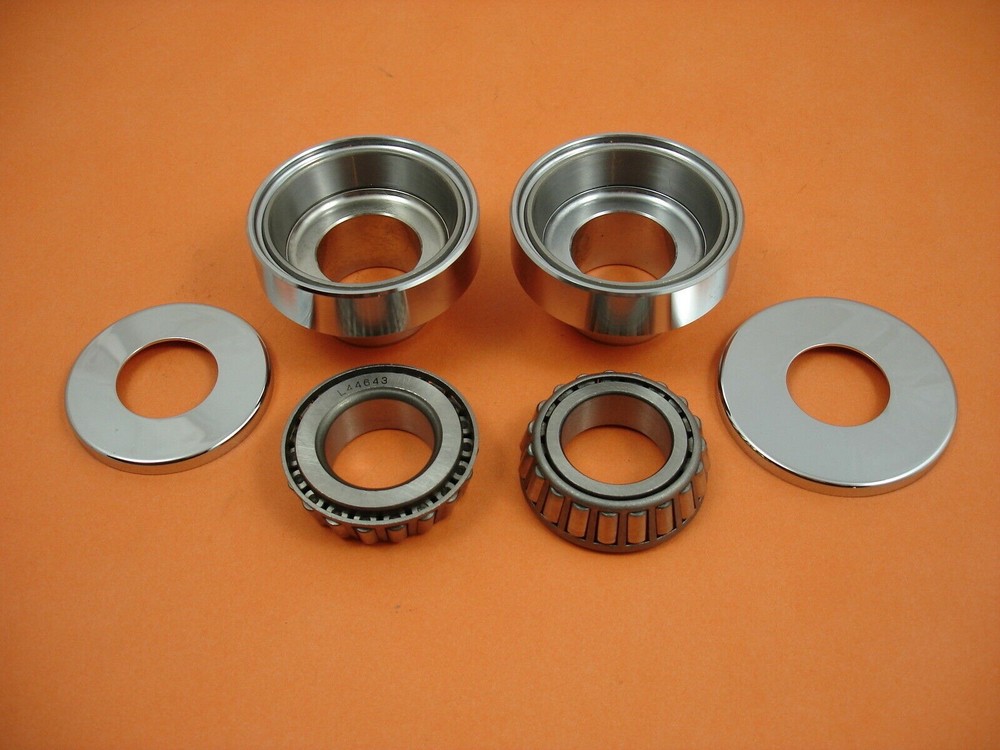 FORK BEARING HEAD CUPS RACES FRONT END FORK HARLEY SOFTAIL SHOVELHEAD CUSTOM