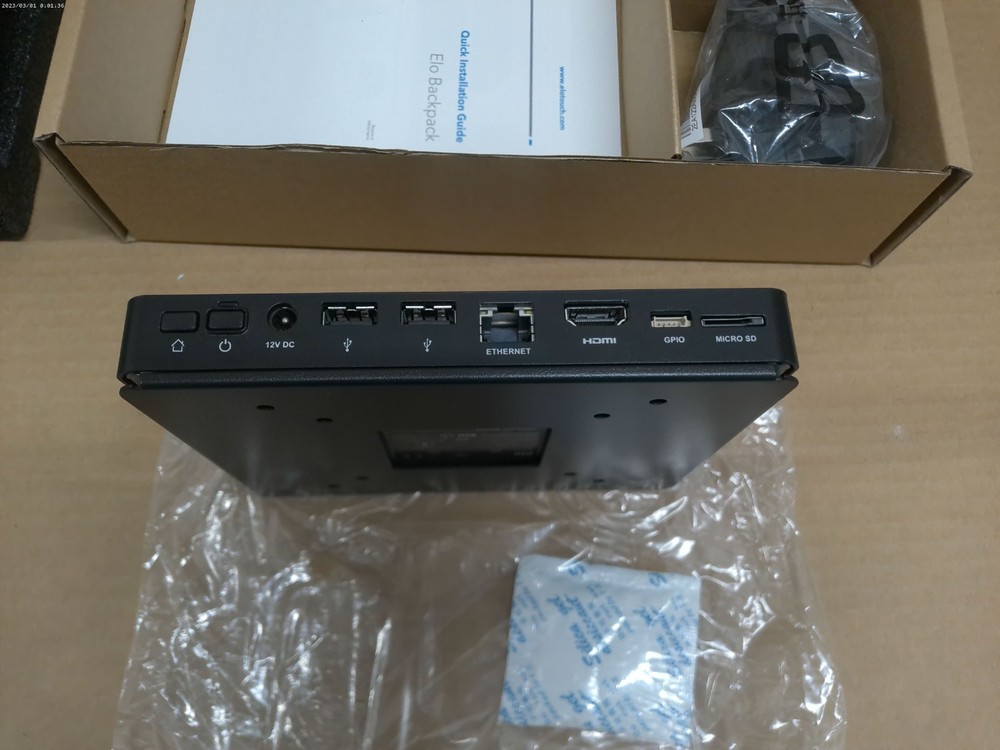 Elo Backpack E901355 EloView Engine Mini PC POS Player HDMI USB LAN w/ Power