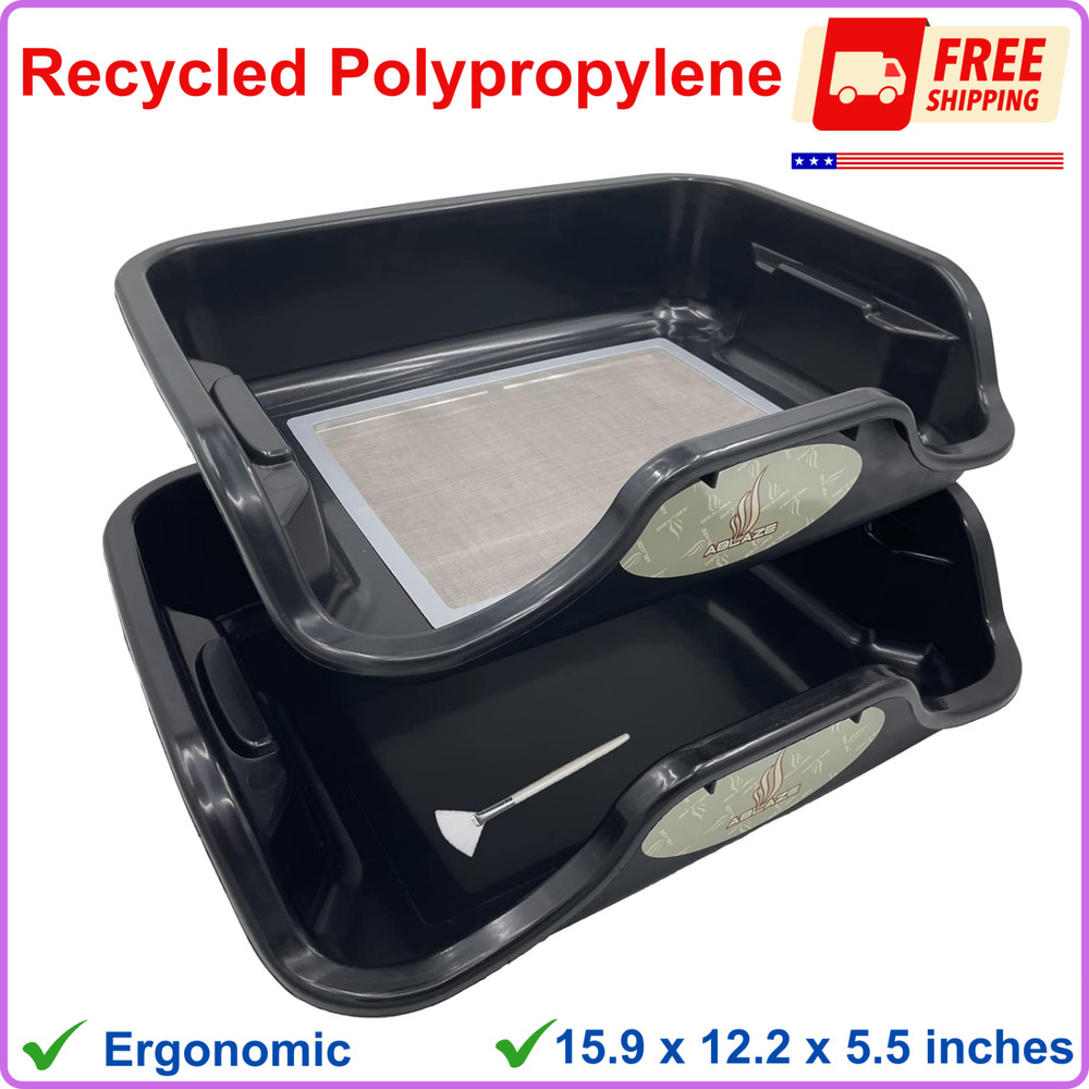 Ablaze Tray with Replaceable 150 Micron Screen Recycled Polypropylene Easy-Clean