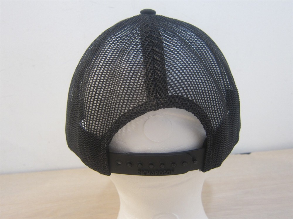 SQUAD ADJUSTABLE SNAPBACK TRUCKER/MESH HAT/CAP, BLACK/GOLD, WEDDING/PARTY