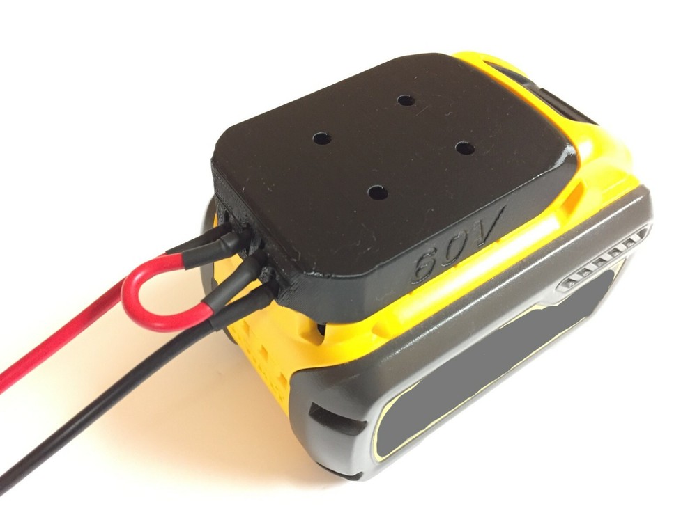 Old design battery adapter for DeWALT Flexvolt 60V max dock connector 12 gauge