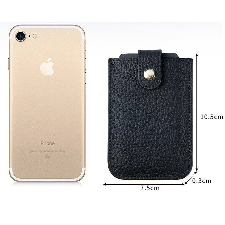 Safe RFID Leather Minimalist Slim Wallets Multi Card Holder Purse with Pull Tab