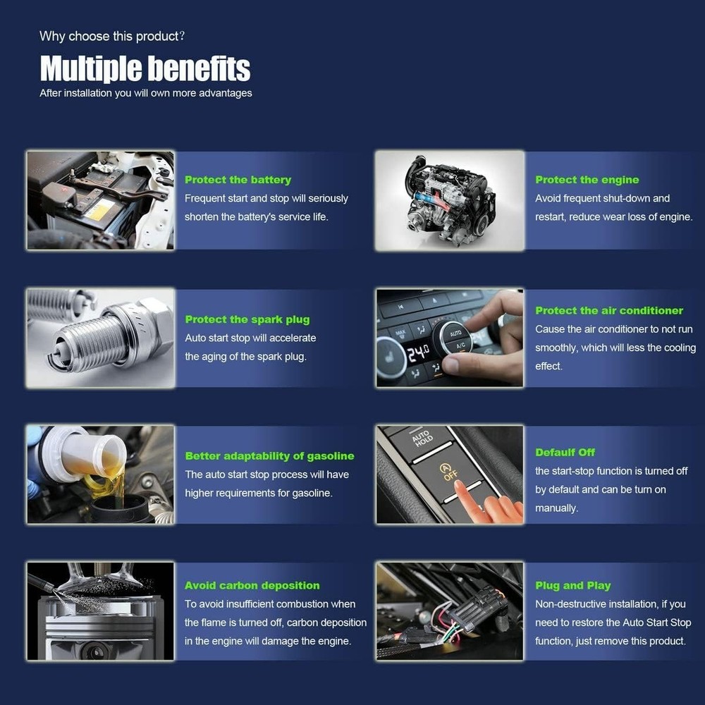 Subaru Forester Auto Start Stop Eliminator - Plug & Play