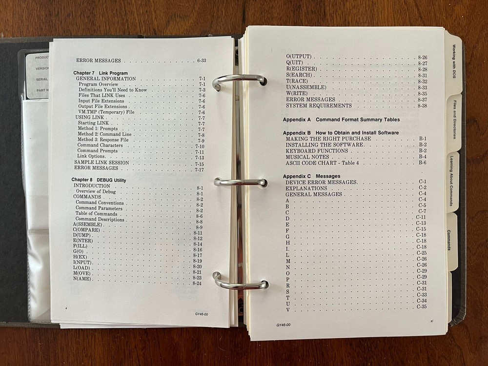 Honeywell PC MS-DOS 2.1 and GW-BASIC Manuals 1985