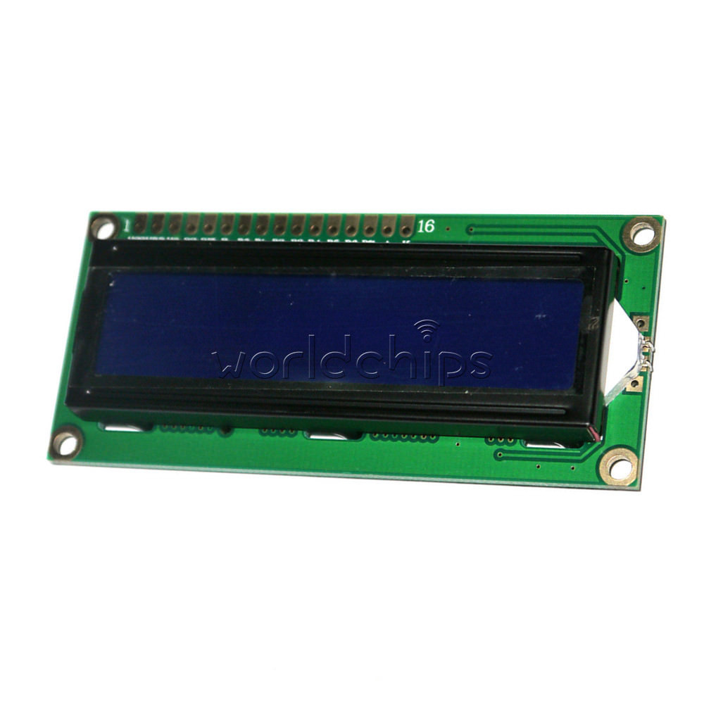 3.3V Blue Backlight LCD1602 Lines White Character LCD 1602A For Raspberry Pi