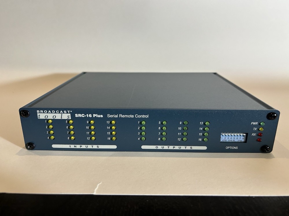 Broadcast Tools SRC-16 Plus Serial Remote Control