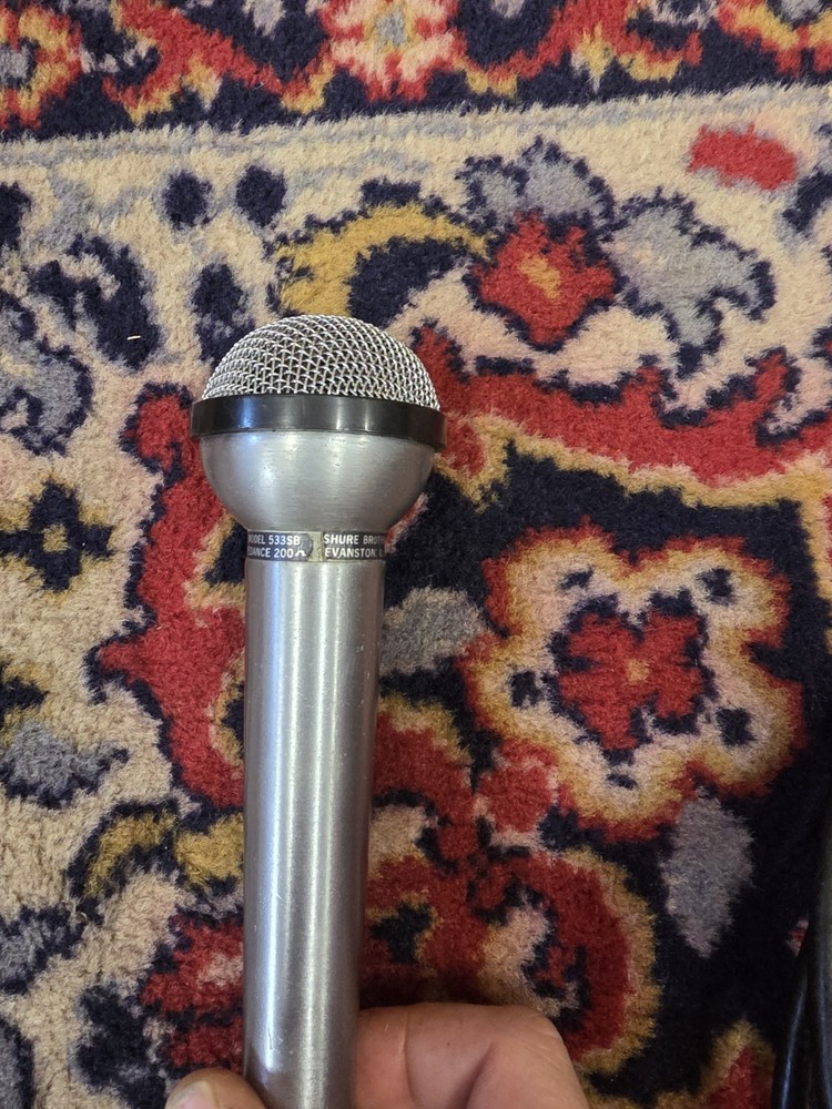 Shure 533sb Sphereodyne Dynamic Microphone With Connector