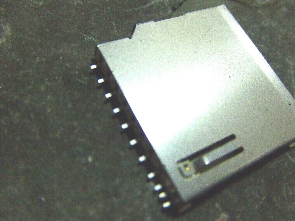 2x Standard SD Memory Card Replacement Socket 11 Pin PCB Mount