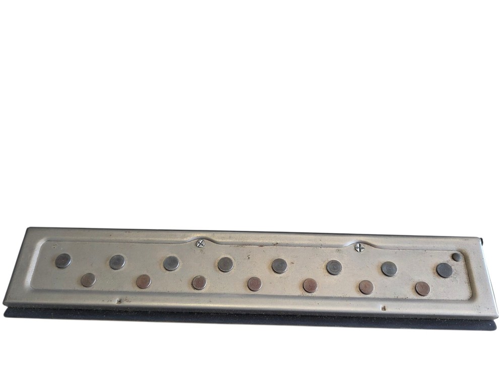 Vintage Addometer Adding Machine With Stylus & 11" Ruler