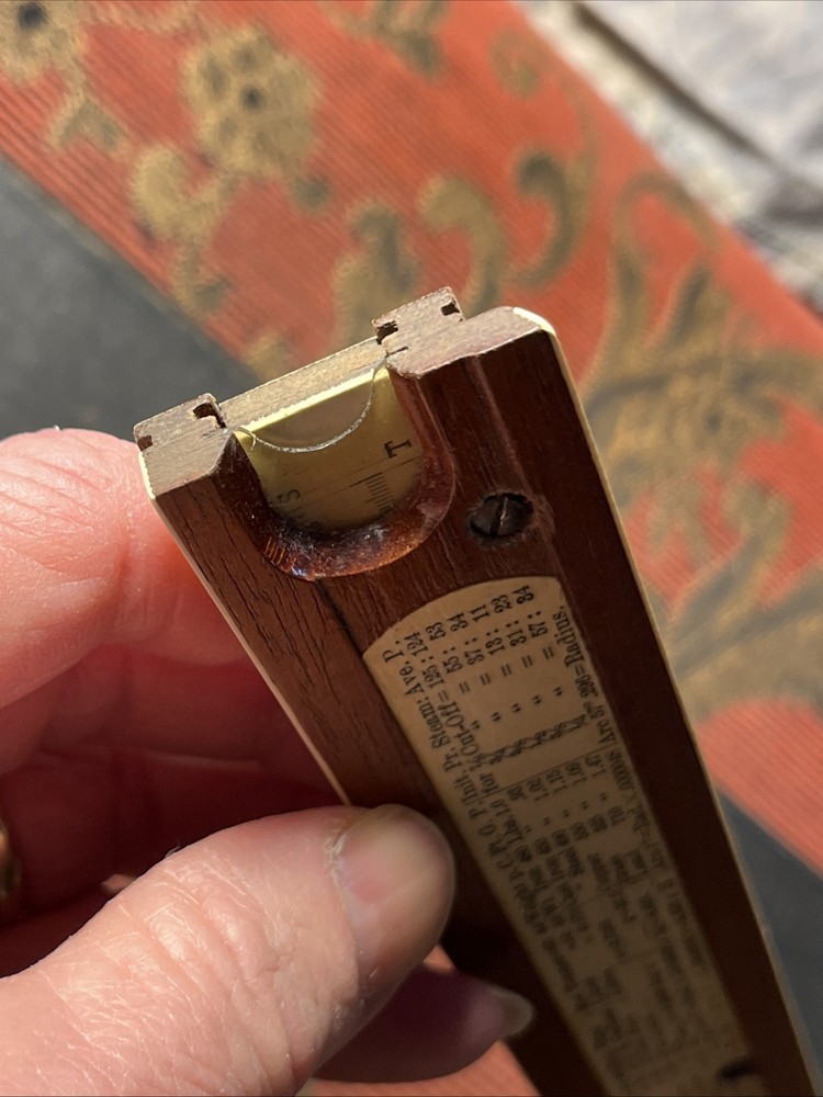 K&E Polyphase slide rule (sliderule) 4053-3; with case; mahogany