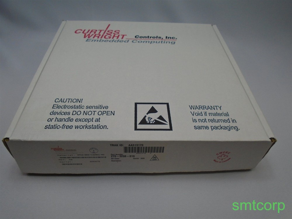 Curtiss Wright Controls VPX3-683 3U 24x 1GbE + 2x 10GbE  Switch/Router